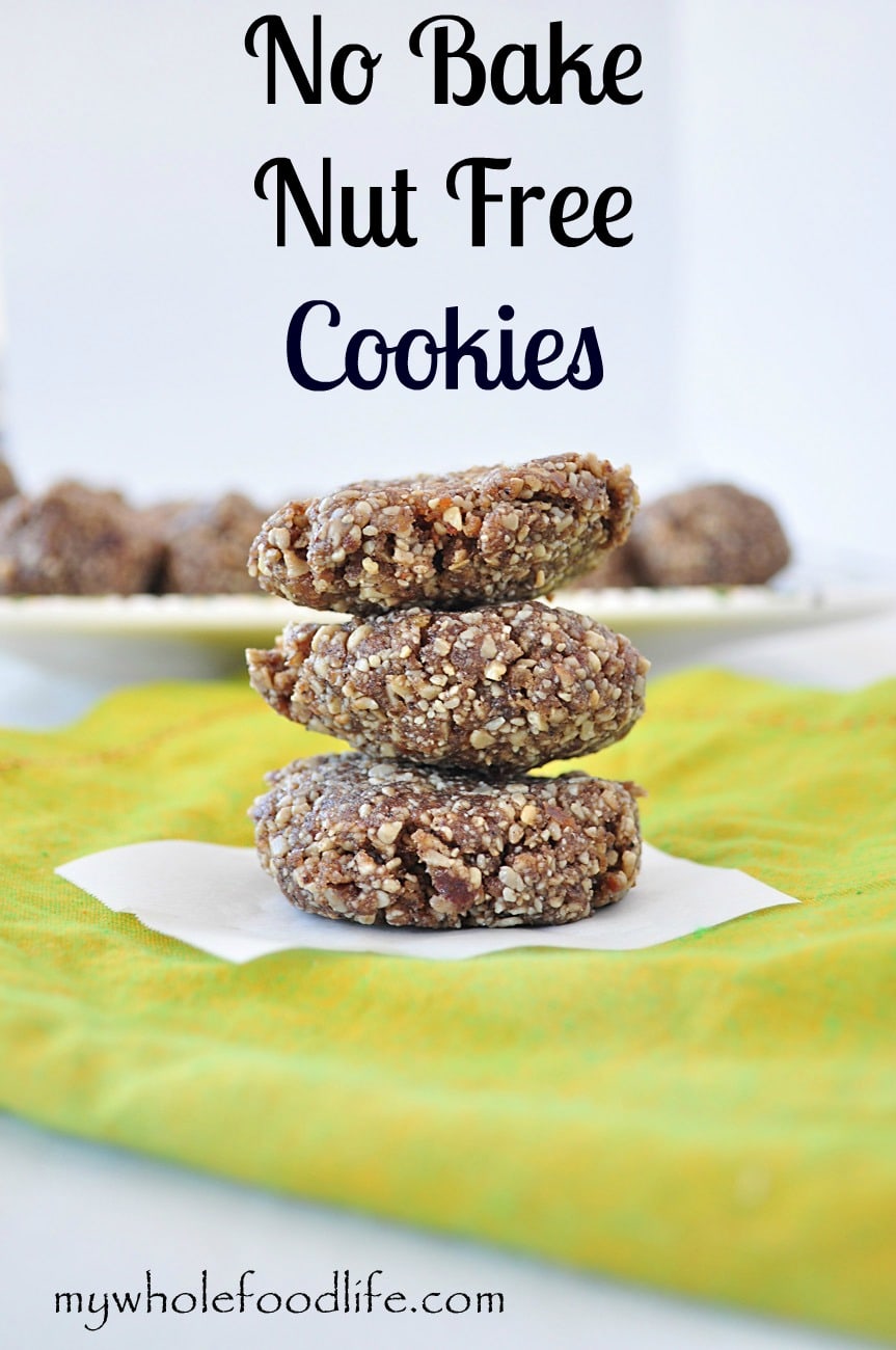 No Bake Nut Free Cookies My Whole Food Life