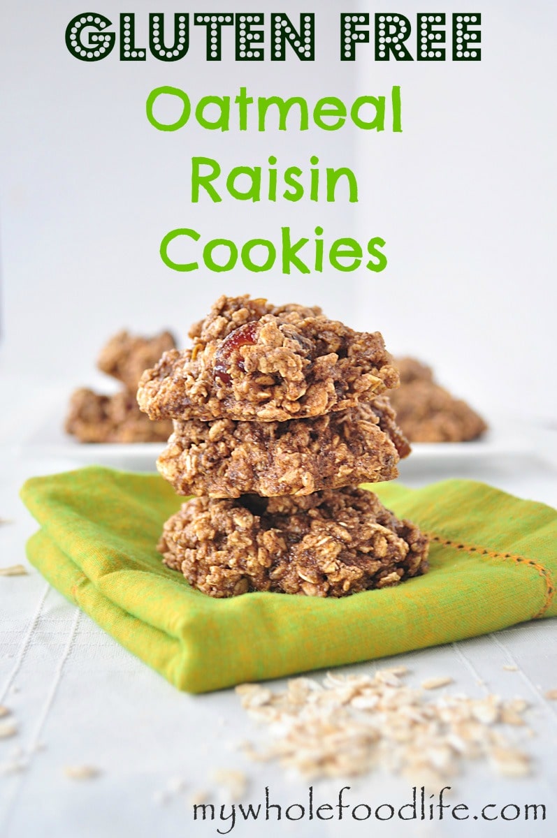 Gluten Free Oatmeal Raisin Cookies - My Whole Food Life