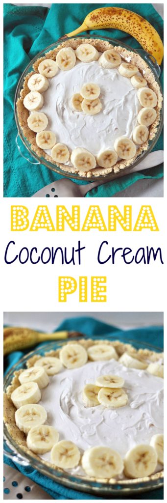 Healthy Banana Coconut Cream Pie - My Whole Food Life