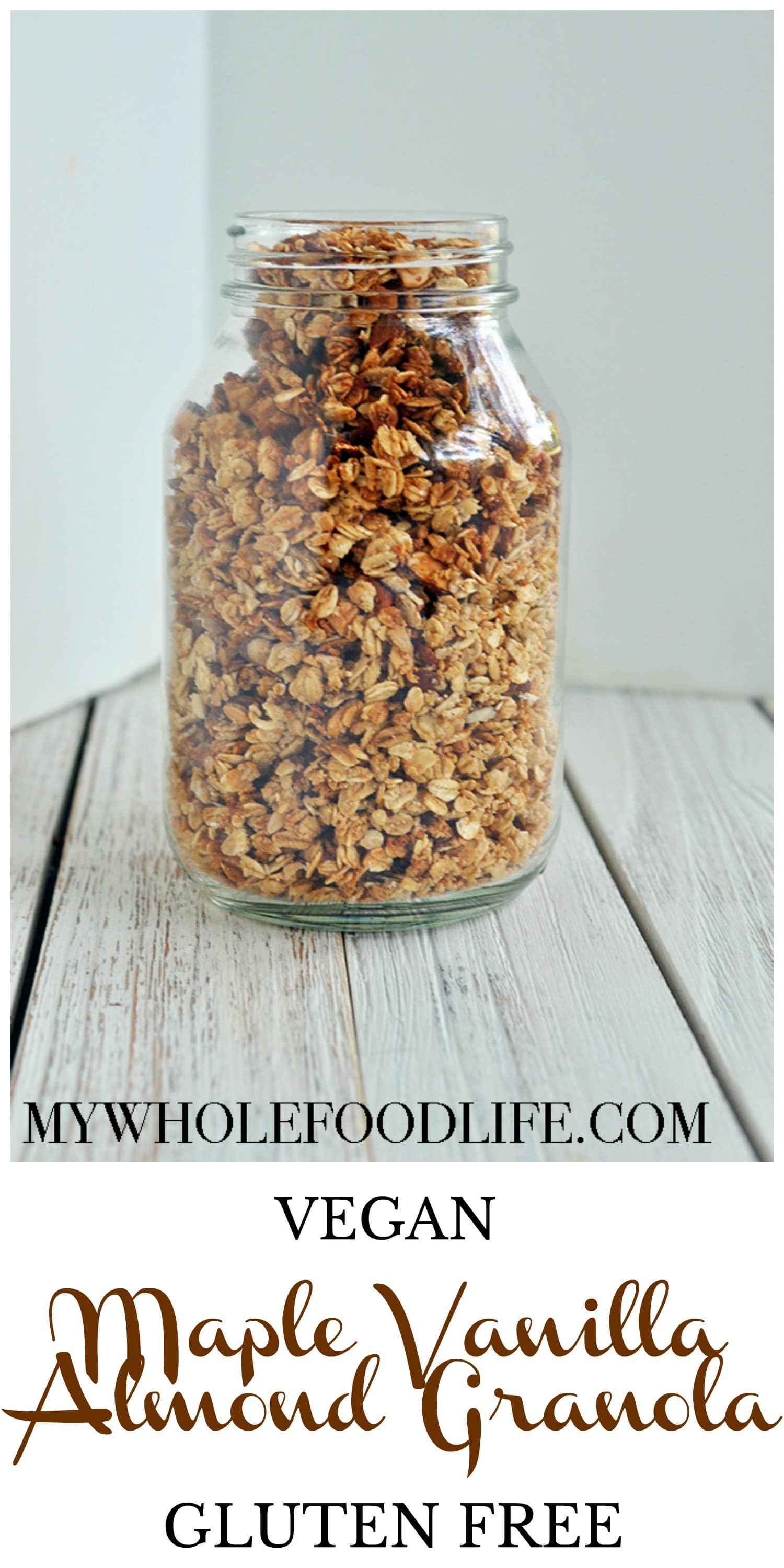 Maple Vanilla Almond Granola