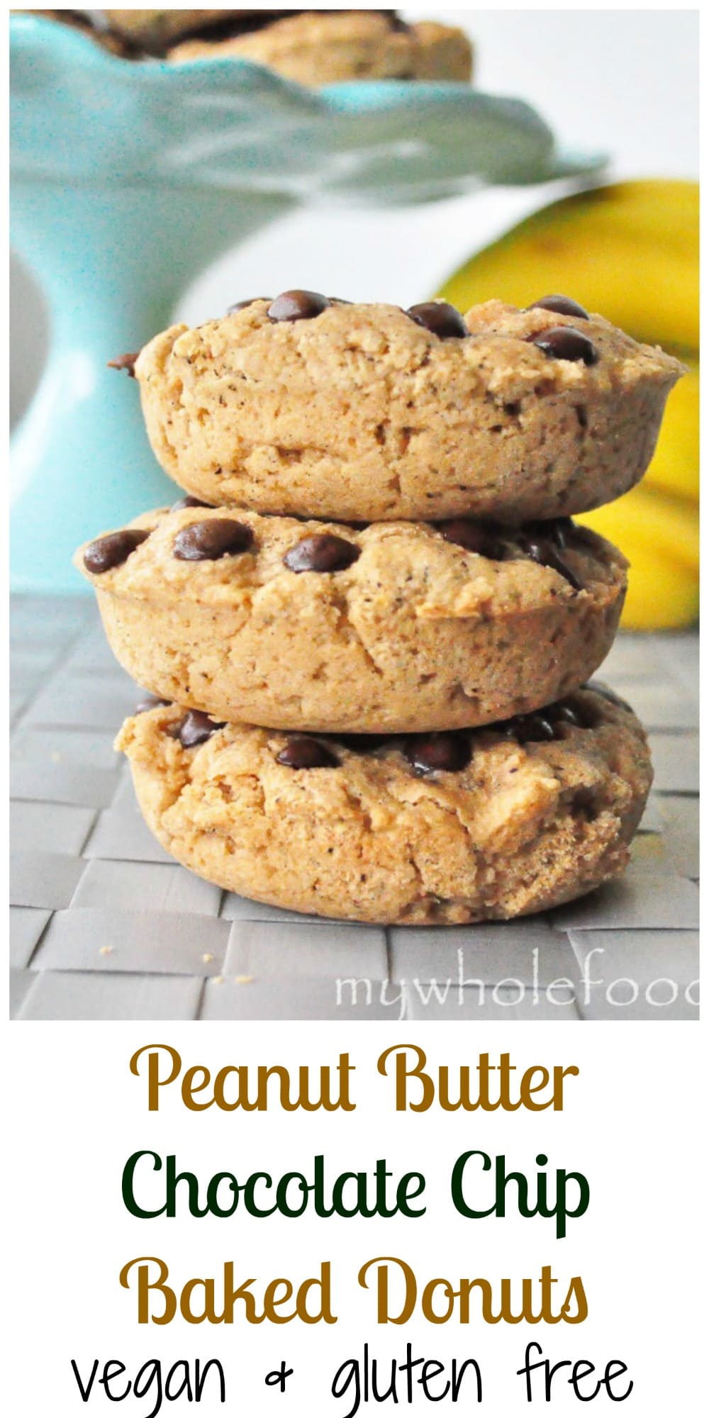 Peanut Butter Chocolate Chip Donuts