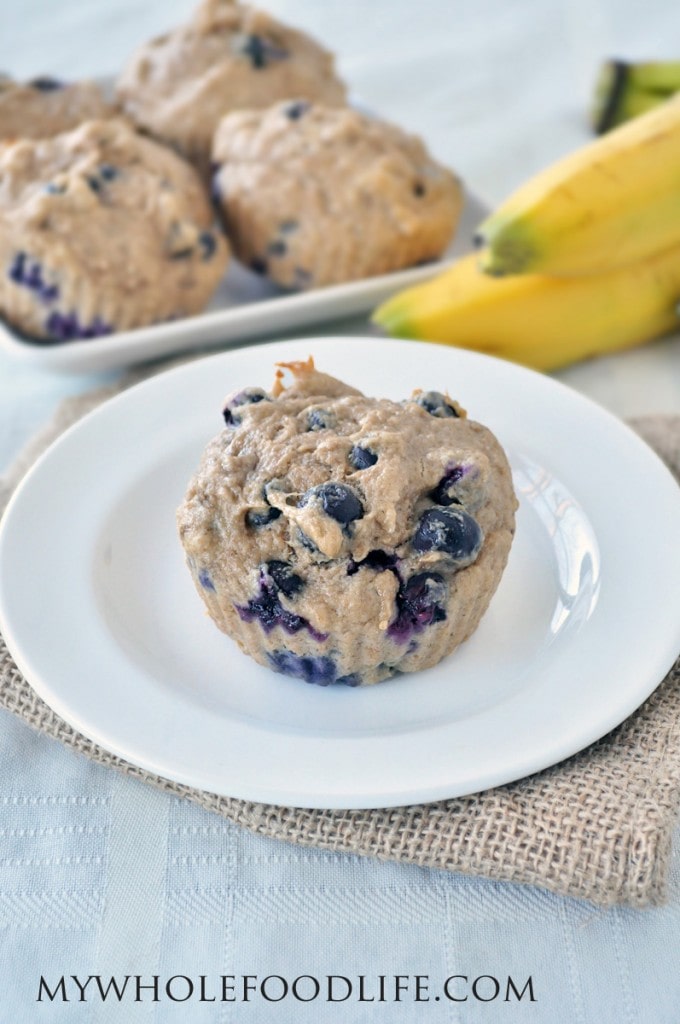 Banana Blueberry Muffins - My Whole Food Life