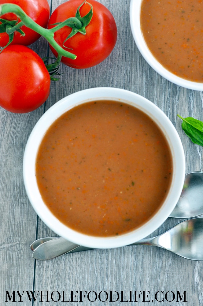 creamy tomato and carrot soup