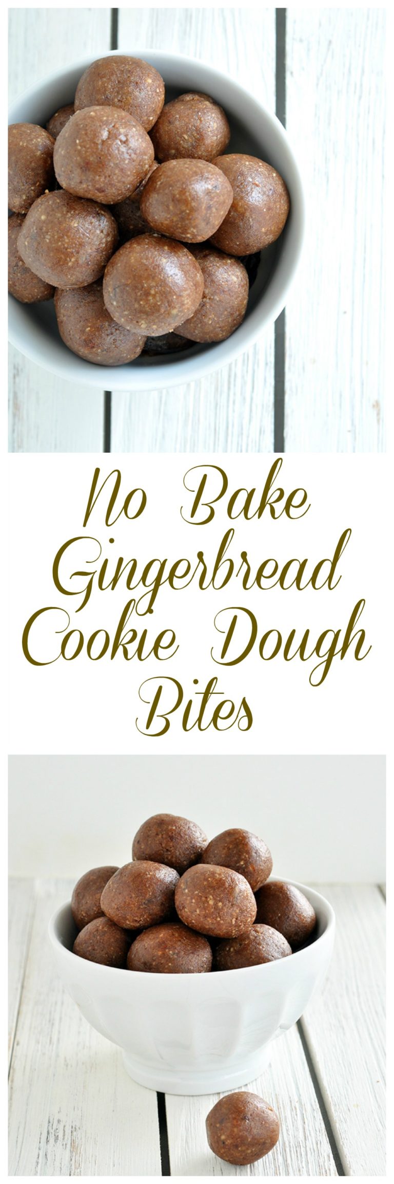 No Bake Gingerbread Cookies (Vegan) - My Whole Food Life