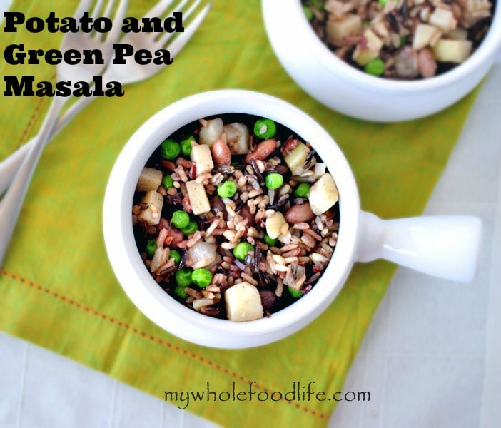 Potato and Green Pea Masala - My Whole Food Life 1
