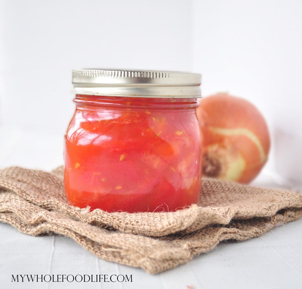 Homemade Diced Tomatoes - My Whole Food Life