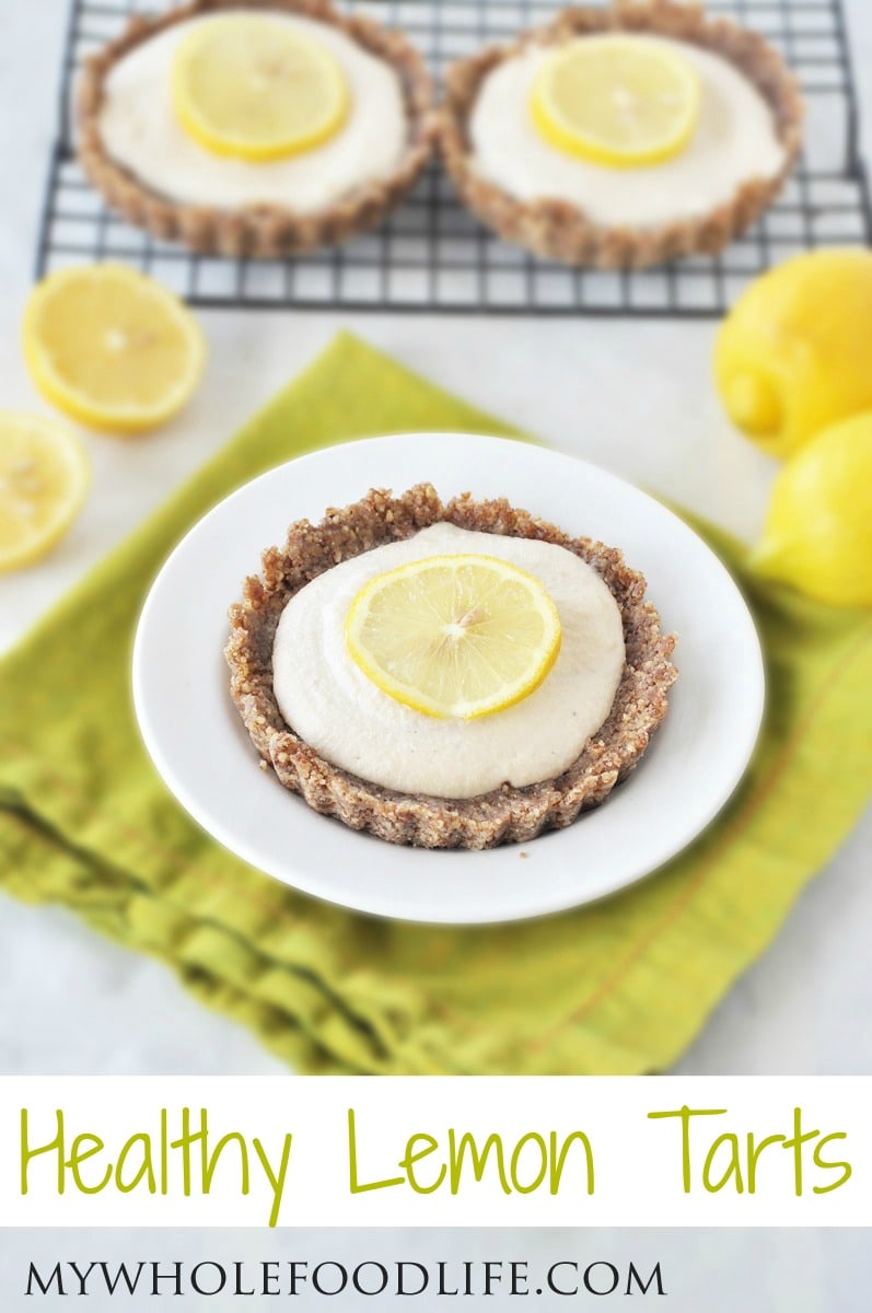 Healthy Lemon Tarts - My Whole Food Life P
