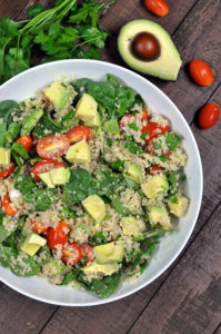 Quinoa Salad with Avocado and Tomatoes - My Whole Food Life