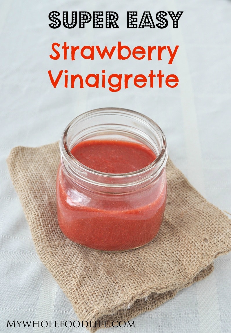 Easy Strawberry Vinaigrette (Oil Free)
