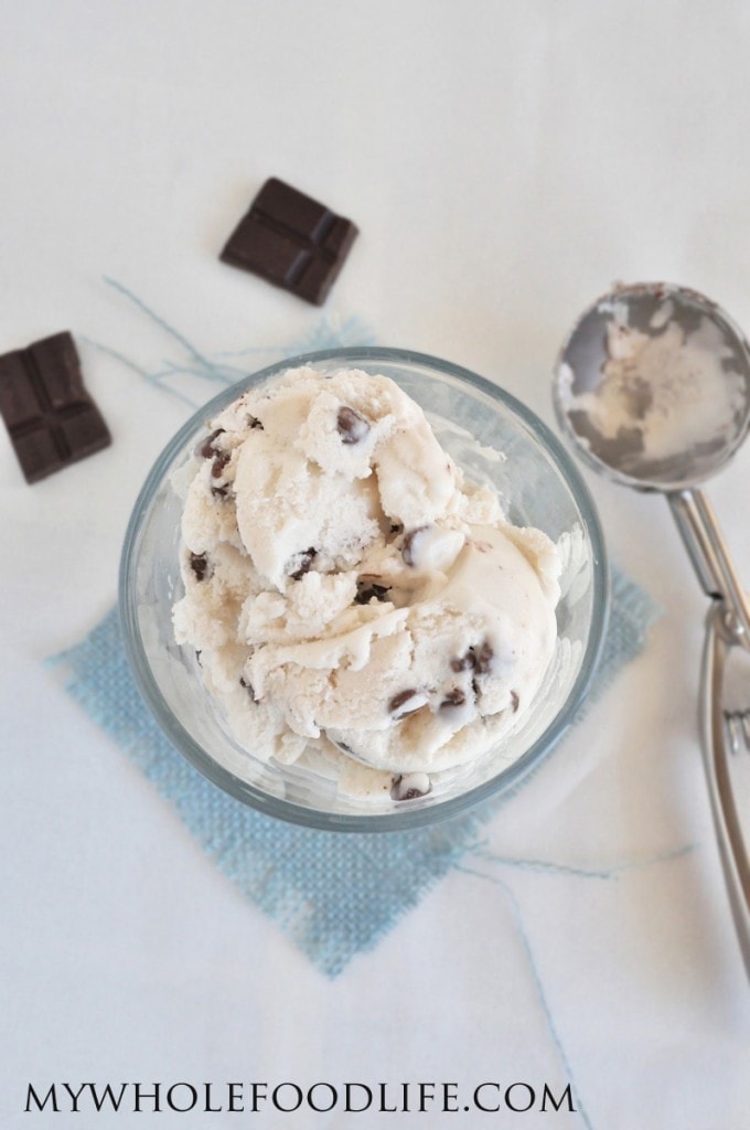 Mint Chocolate Chip Ice Cream - My Whole Food Life
