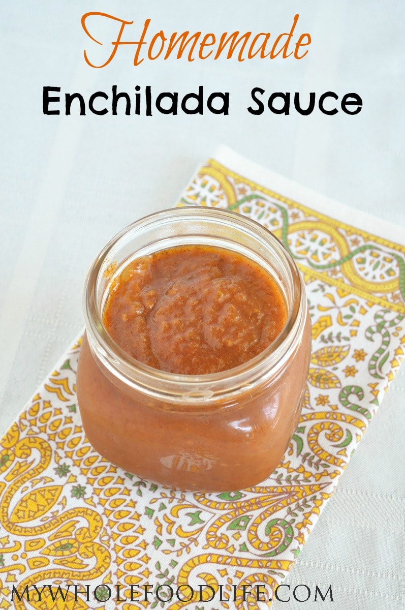 Easy Enchilada Sauce - My Whole Food Life P