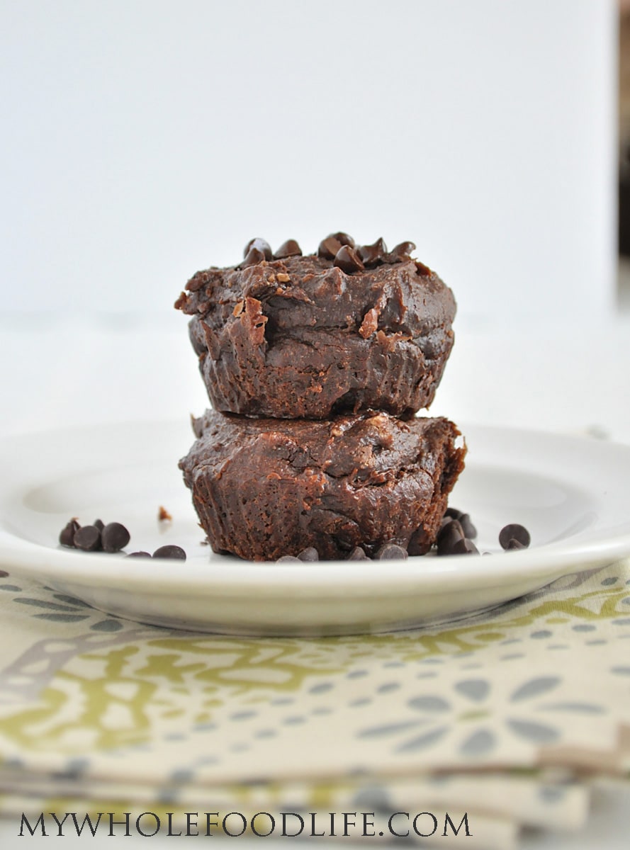 Healthy Flourless Chocolate Muffins - My Whole Food Life