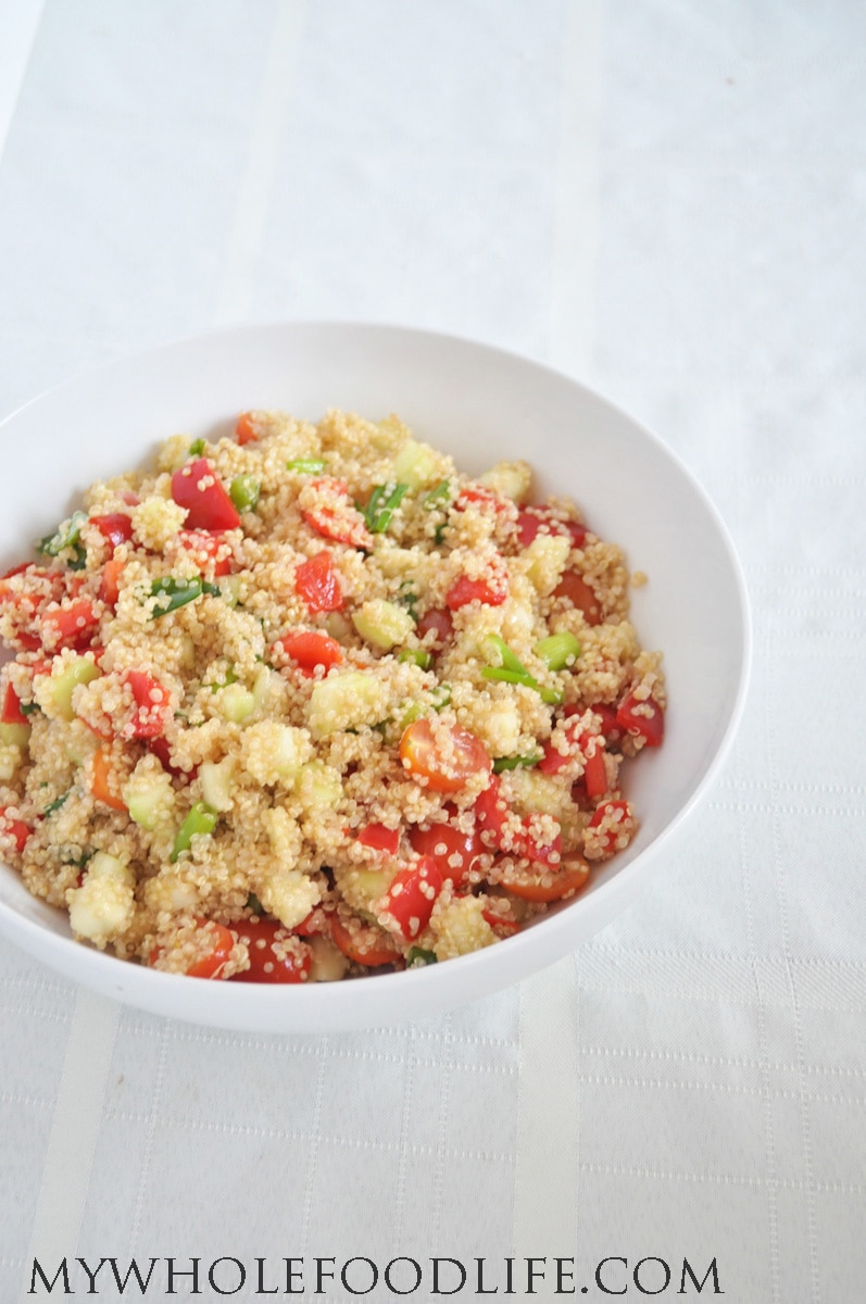 Healthy Quinoa Salad (Vegan and Gluten Free) - My Whole Food Life