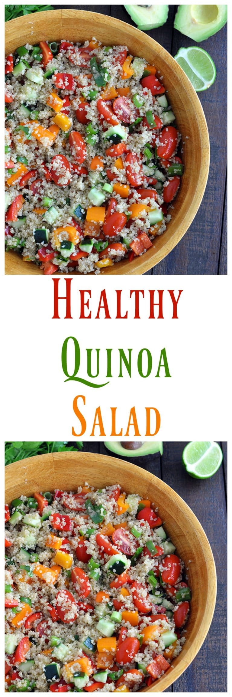 Healthy Quinoa Salad (Vegan and Gluten Free) - My Whole Food Life
