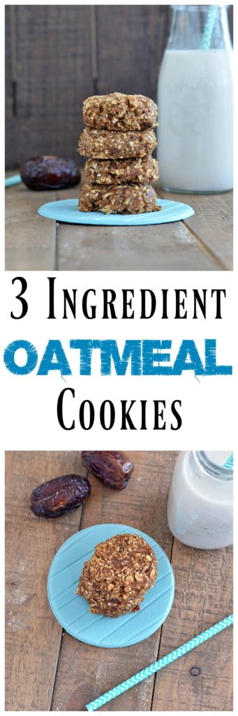 3 Ingredient Oatmeal Cookies 