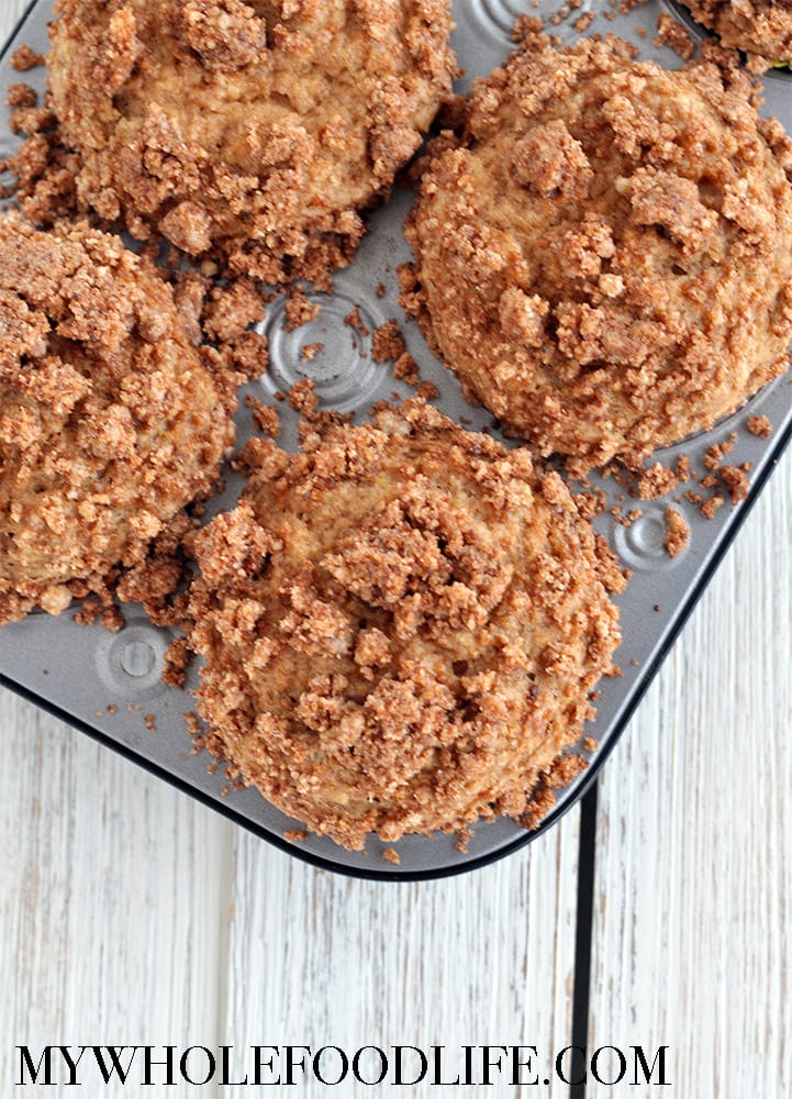 apple spice coffee cake muffins