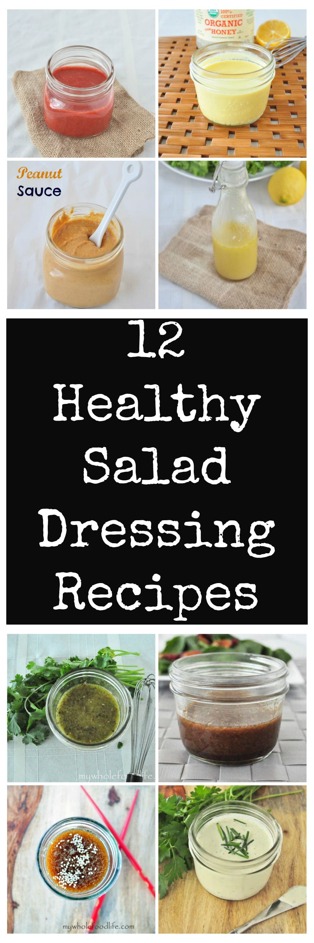 Salad Dressing Collage