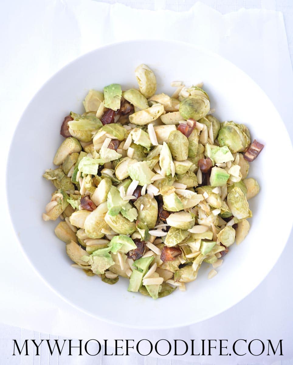 Brussels Sprouts Salad with Almonds and Dates 2 copy