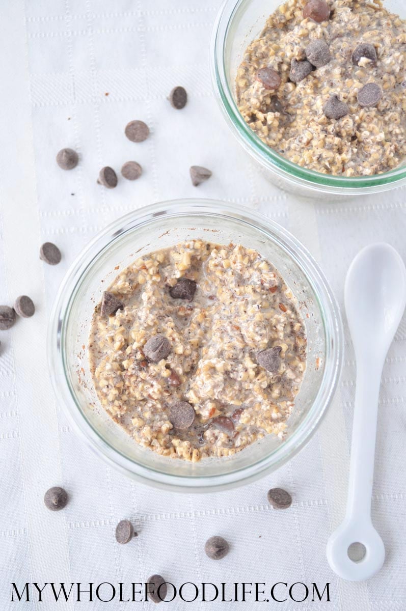 Cookie Dough Overnight Oats - My Whole Food Life