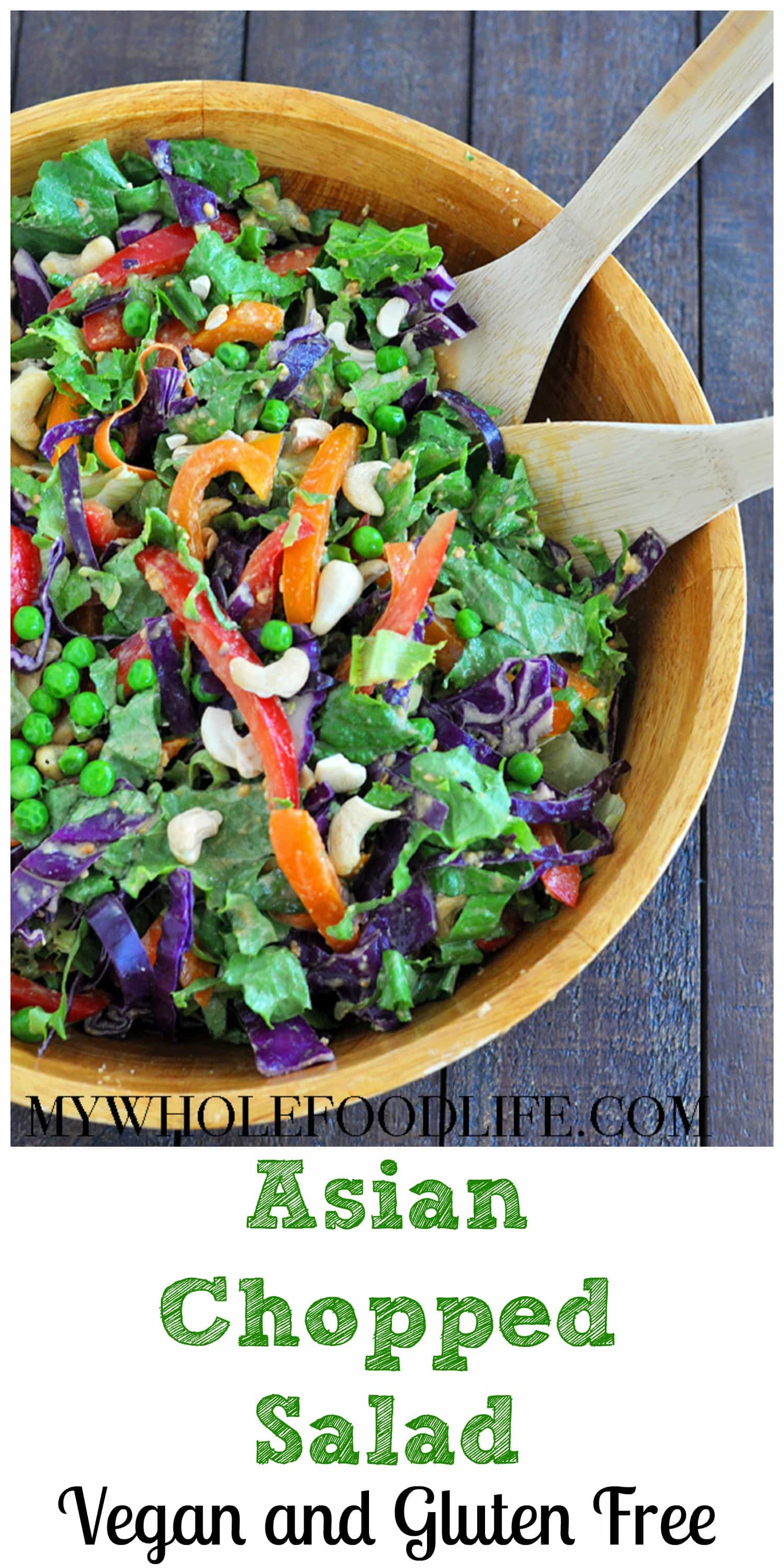 Asian Chopped Salad (Vegan, Gluten Free) - My Whole Food Life
