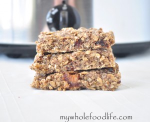 Slow Cooker Coconut Granola Bars- My Whole Food Life