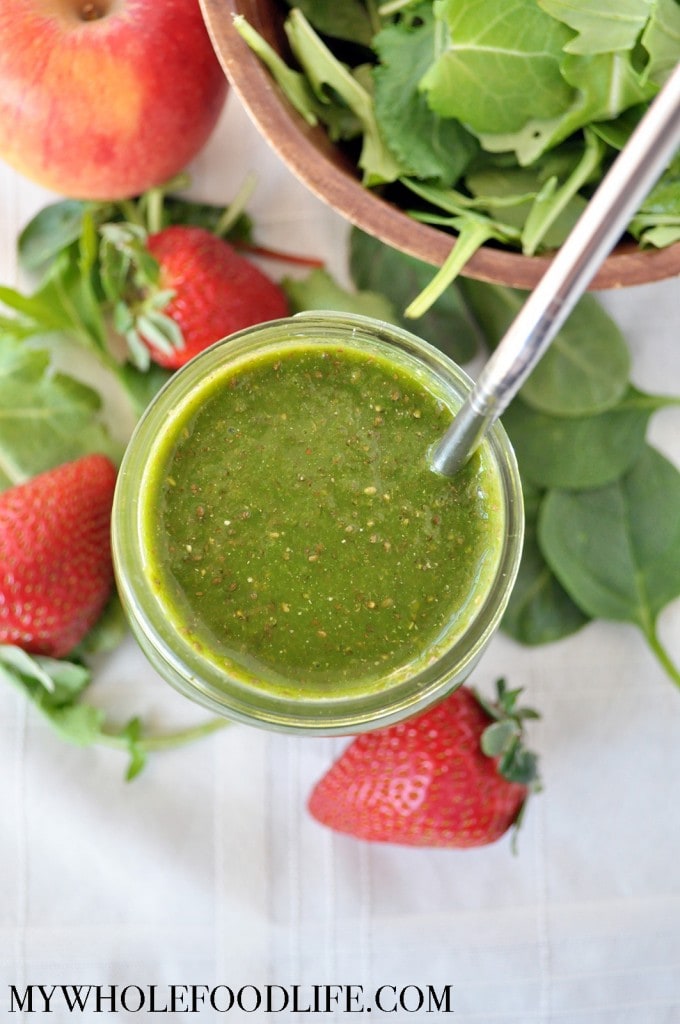 Strawberry Green Smoothie - My Whole Food Life