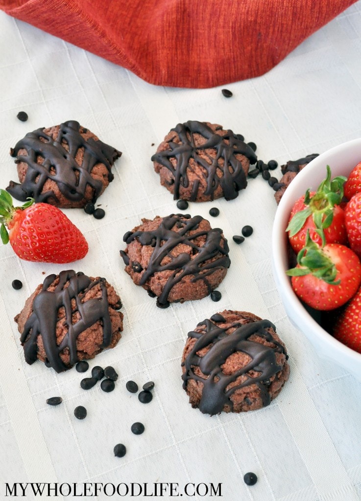 chocolate strawberry cookies