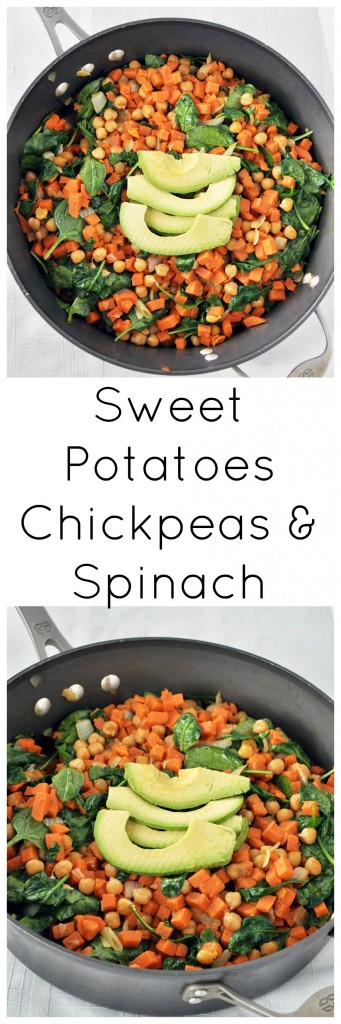 Chickpeas Sweet Potato and Spinach P