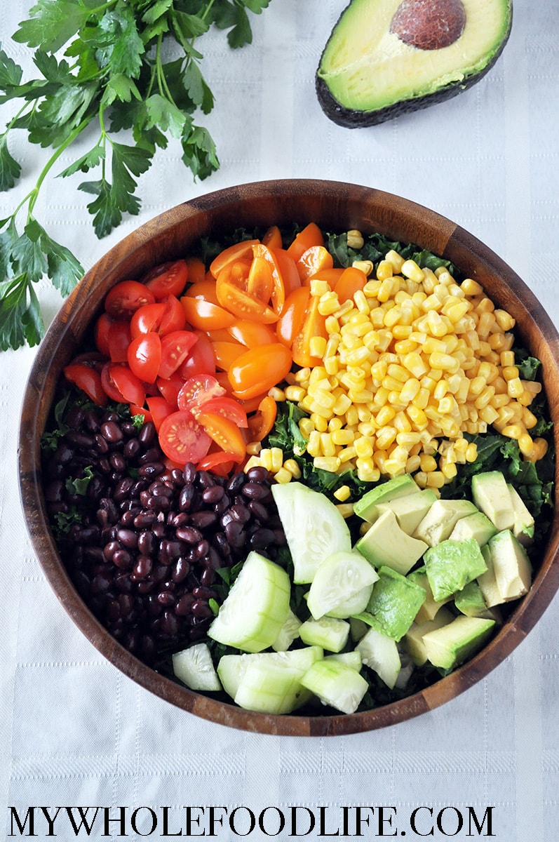 Kale Summer Salad - My Whole Food Life