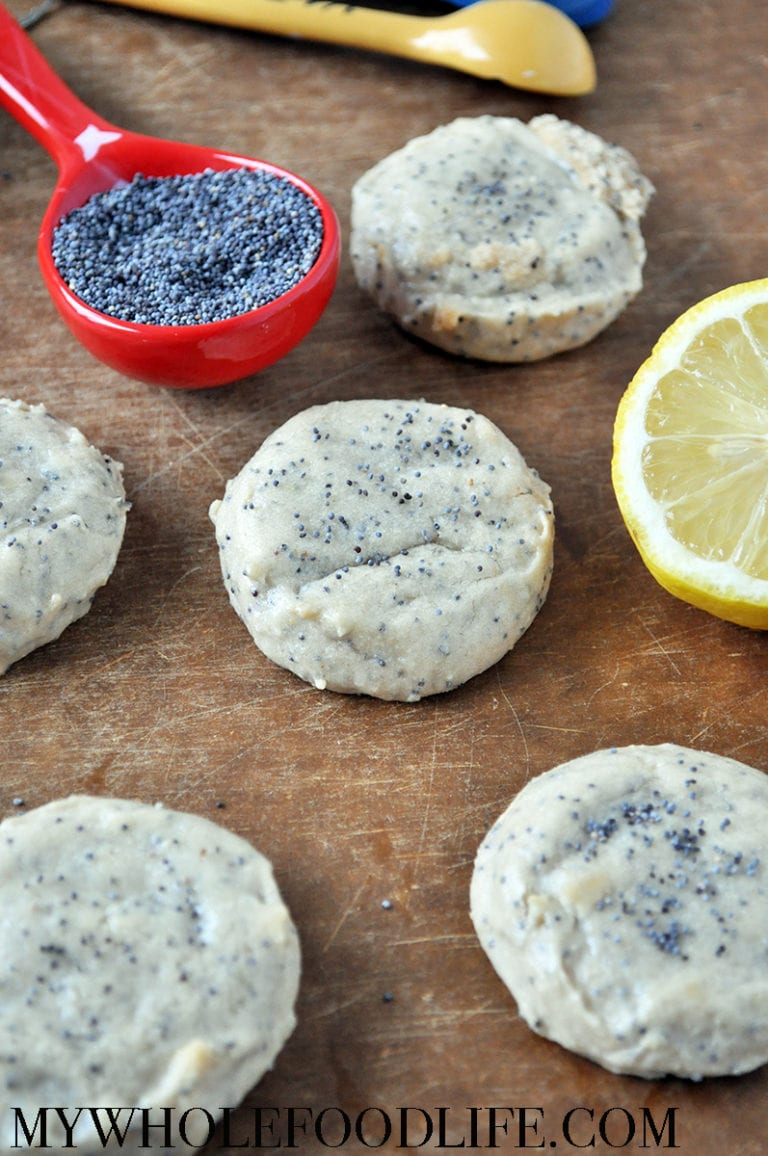 Flourless Lemon Poppy Seed Cookies - My Whole Food Life