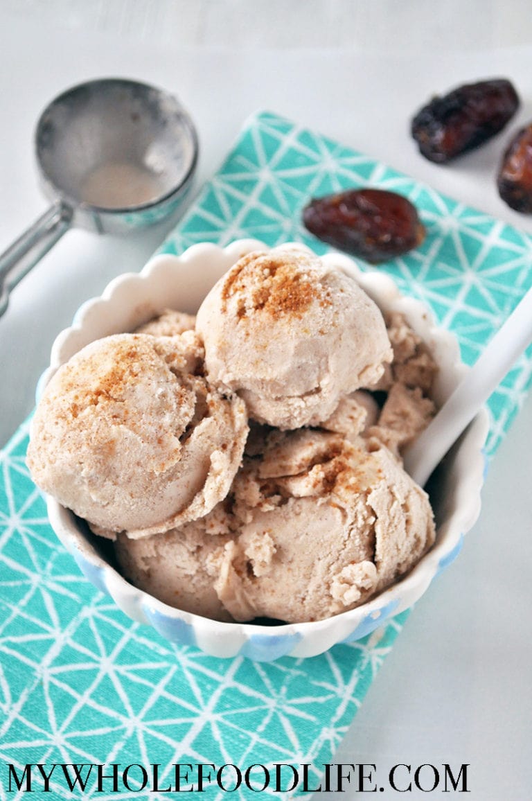 Snickerdoodle Caramel Ice Cream (Vegan) - My Whole Food Life