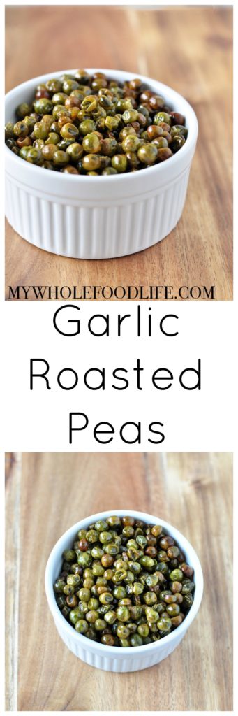 garlic roasted peas