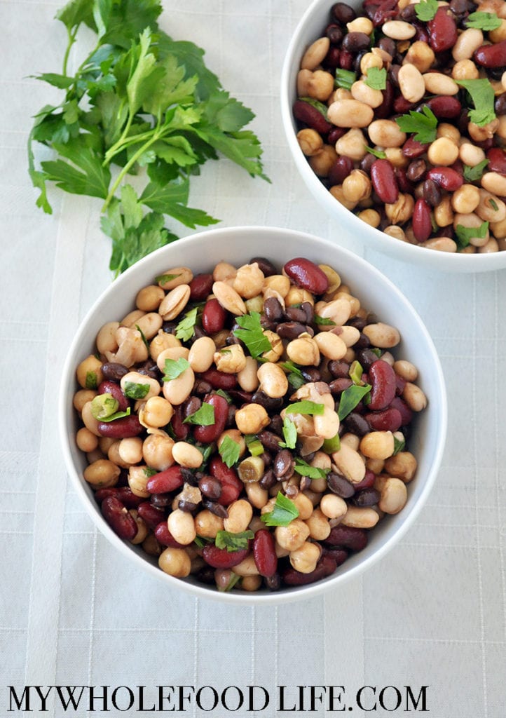 easy mixed bean salad