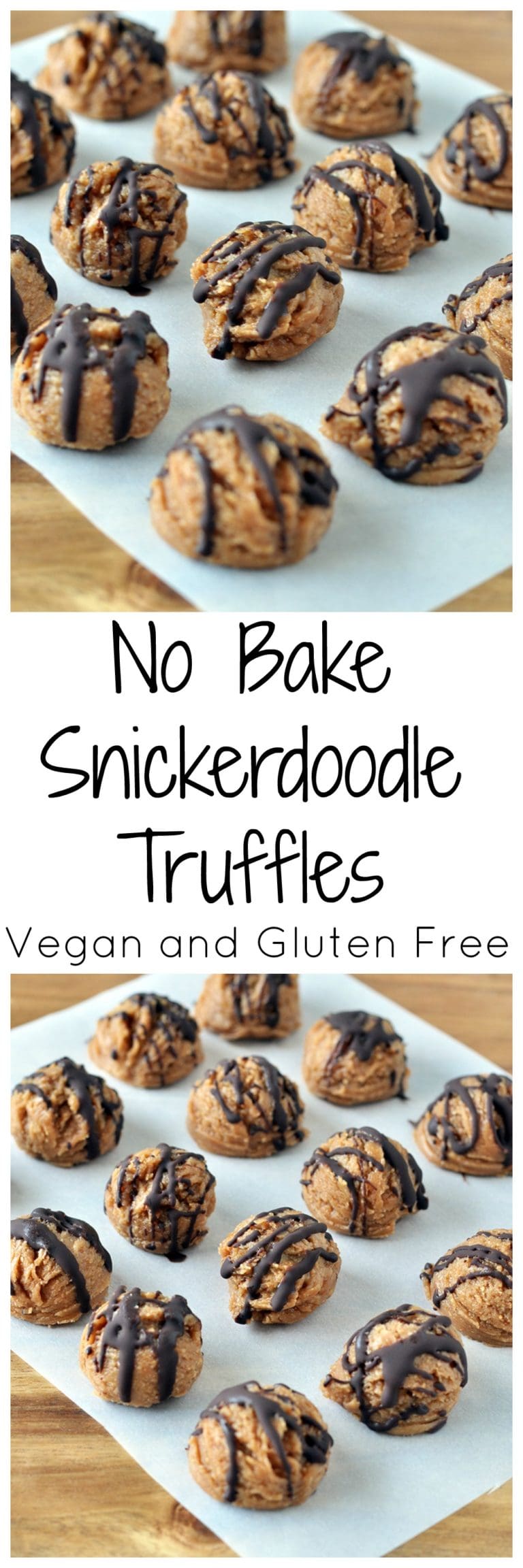 No Bake Snickerdoodle Truffles (Vegan) - My Whole Food Life