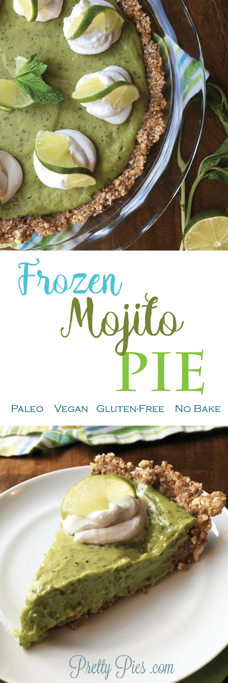 Frozen Mojito Pie by My Whole Food Life