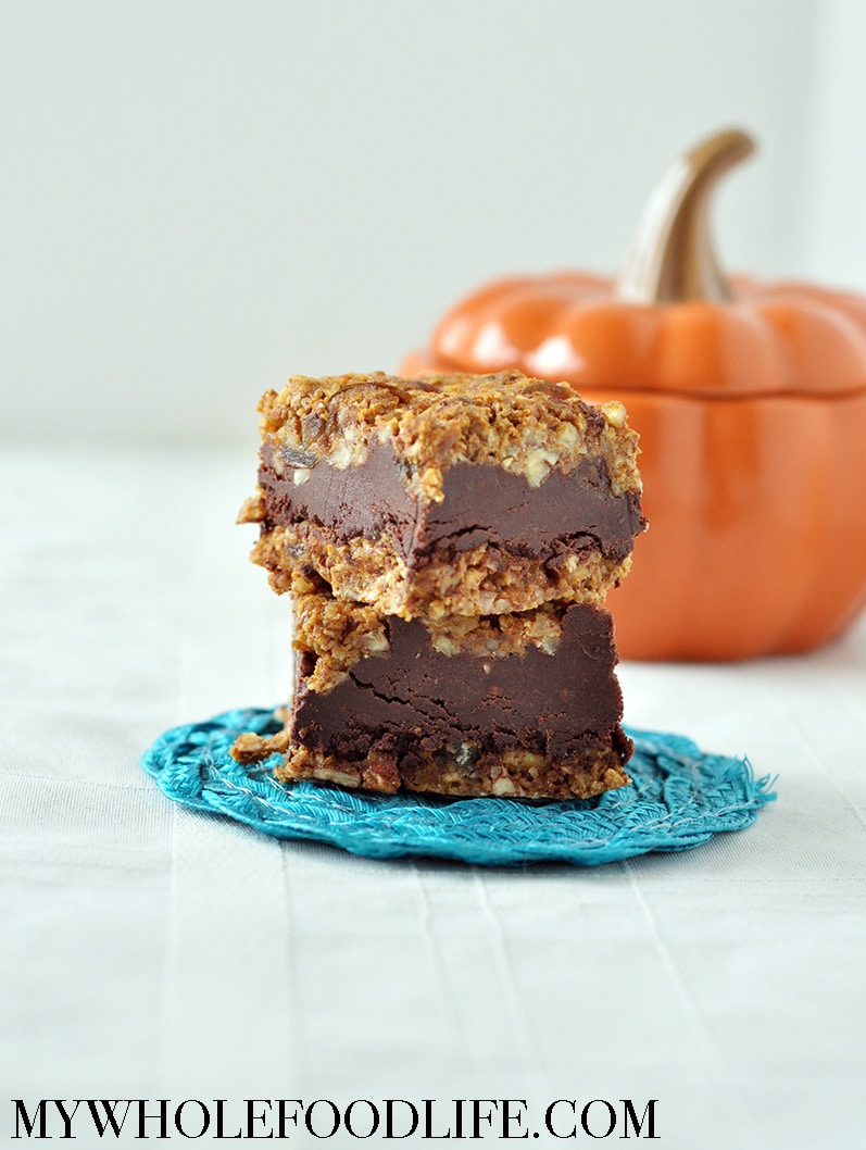 Pumpkin Chocolate Bars Vegan And Gluten Free My Whole Food Life