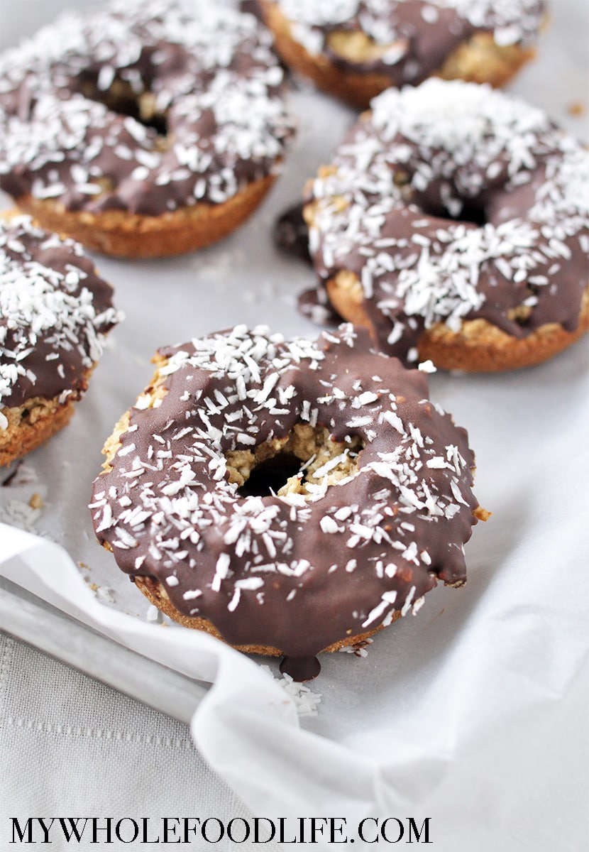 Almond Joy Donuts (Vegan and Gluten Free) - My Whole Food Life