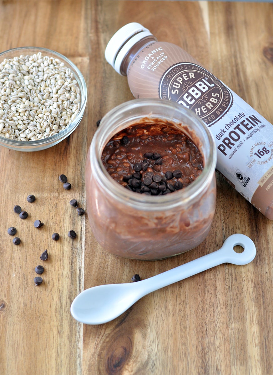Chocolate Protein Overnight Oats My Whole Food Life