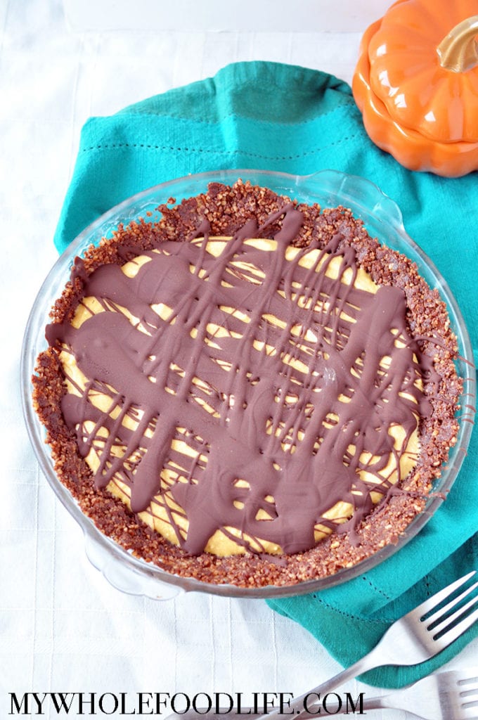 pumpkin chocolate mousse pie