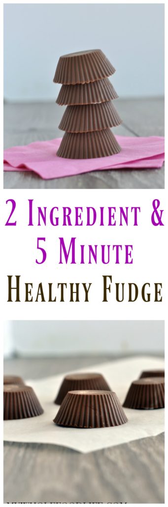 easy 2 ingredient fudge