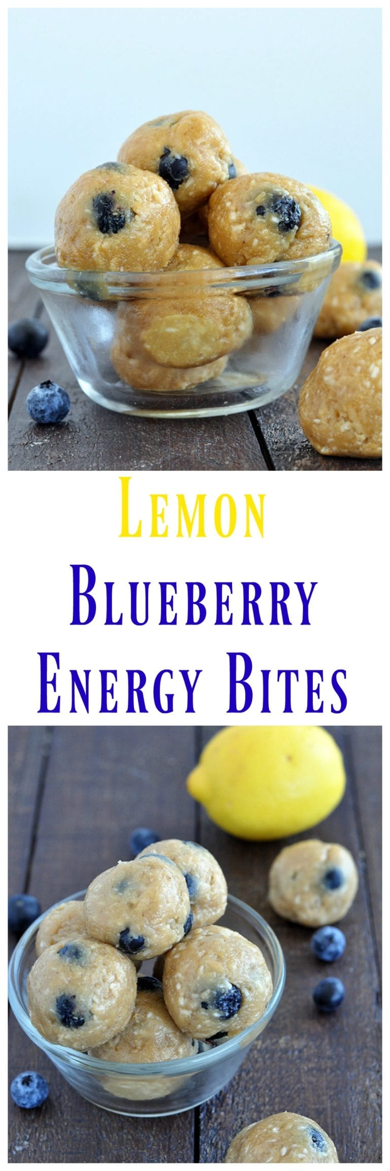 Lemon Blueberry Energy Bites My Whole Food Life