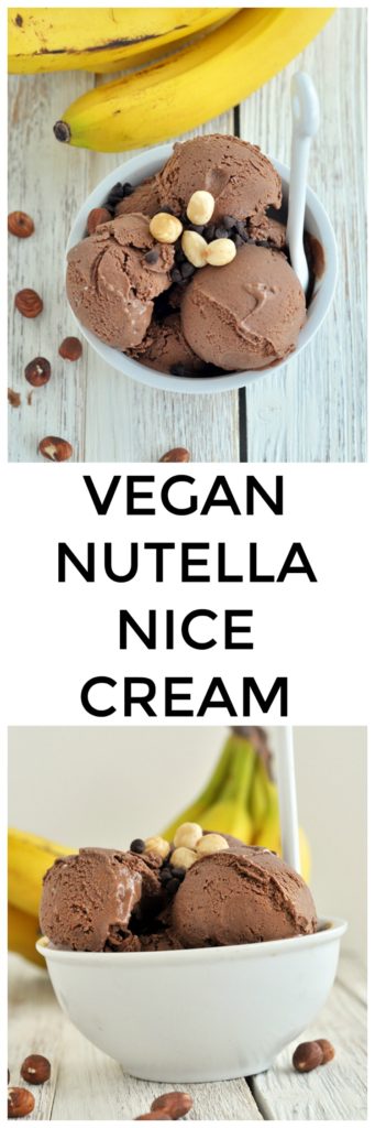 Vegan Nutella Nice Cream