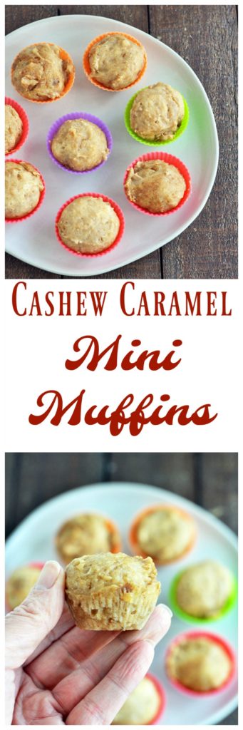 Cashew Caramel Mini Muffins 