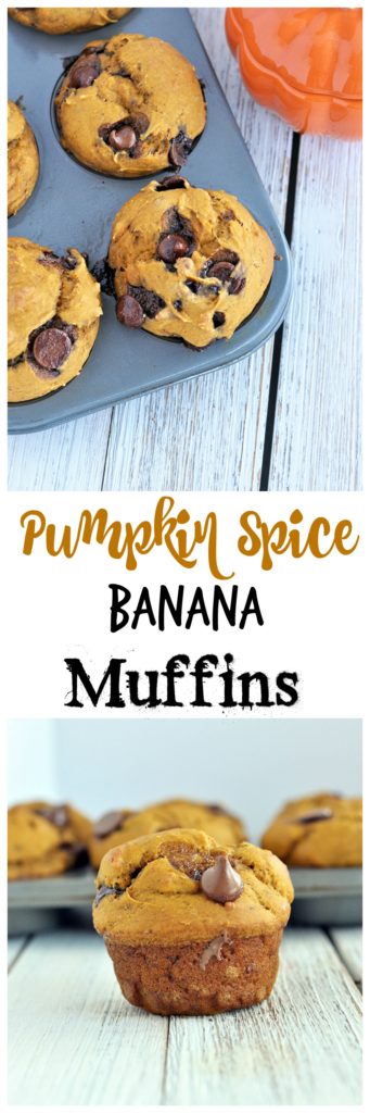 Pumpkin Spice Banana Muffins